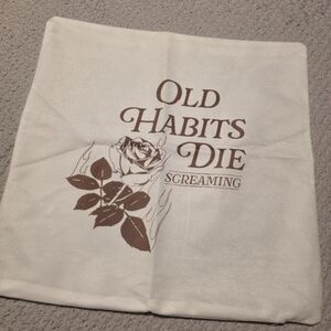 Taylor Swift Pillow Case Cover Old Habits Die Screaming